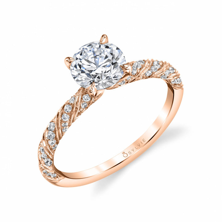 Vintage Inspired Solitaire Engagement Ring