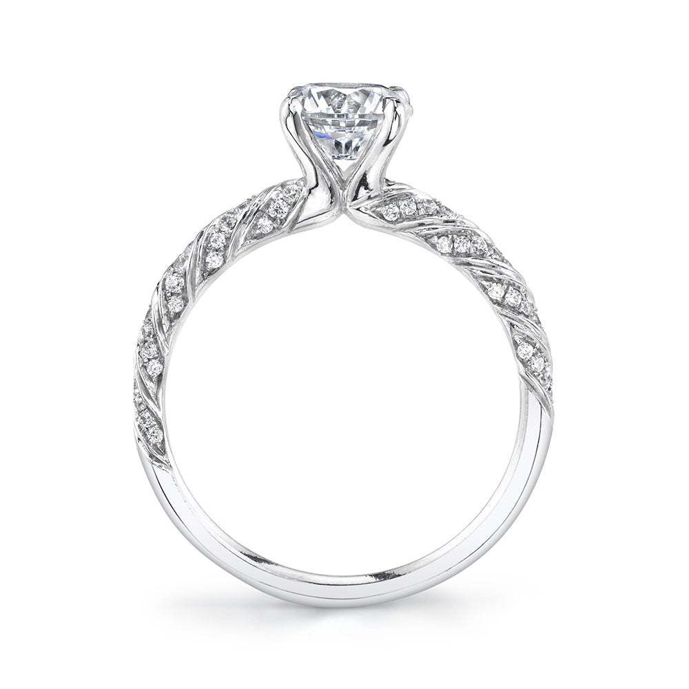 Vintage Inspired Solitaire Engagement Ring