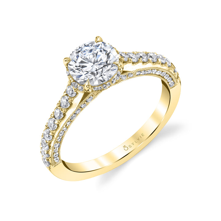 Hidden Halo Engagement Ring - Jacinda