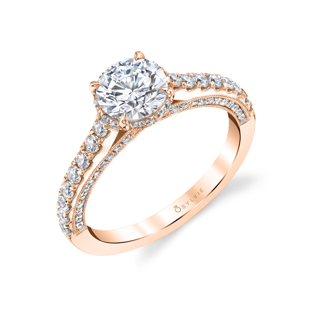Hidden Halo Engagement Ring - Jacinda