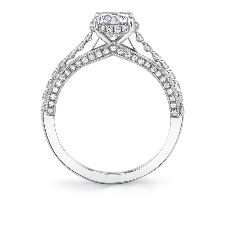 Hidden Halo Engagement Ring - Jacinda