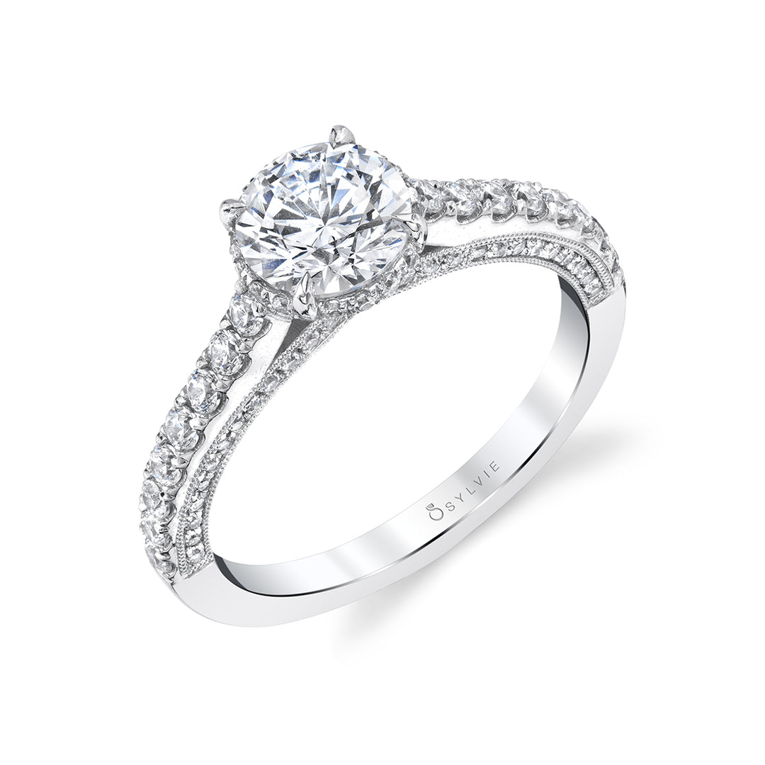 Hidden Halo Engagement Ring - Jacinda