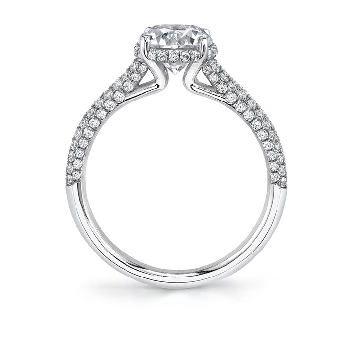 Hidden Halo Engagement Ring - Priscilla