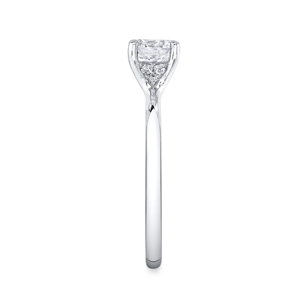 Round Cut Solitaire Engagement Ring - Dominique