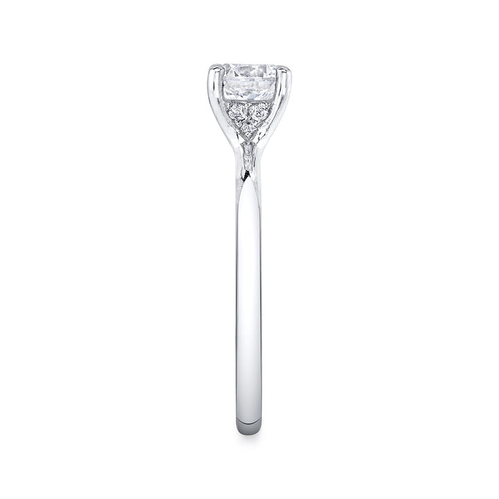 Round Cut Solitaire Engagement Ring - Dominique