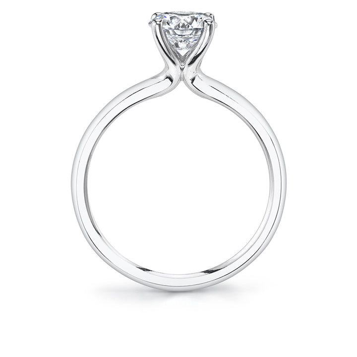 Round Cut Solitaire Engagement Ring - Dominique