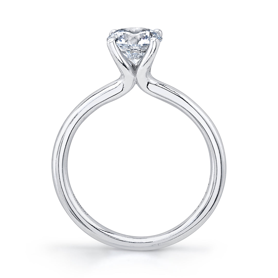 Marquise Cut Solitaire Engagement Ring - Dominique