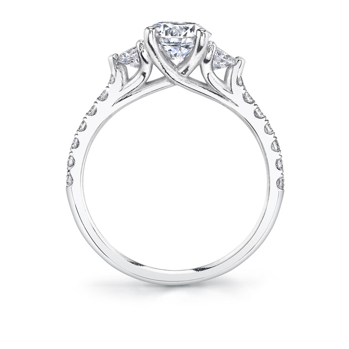 Three Stone Engagement Ring - Tatianna