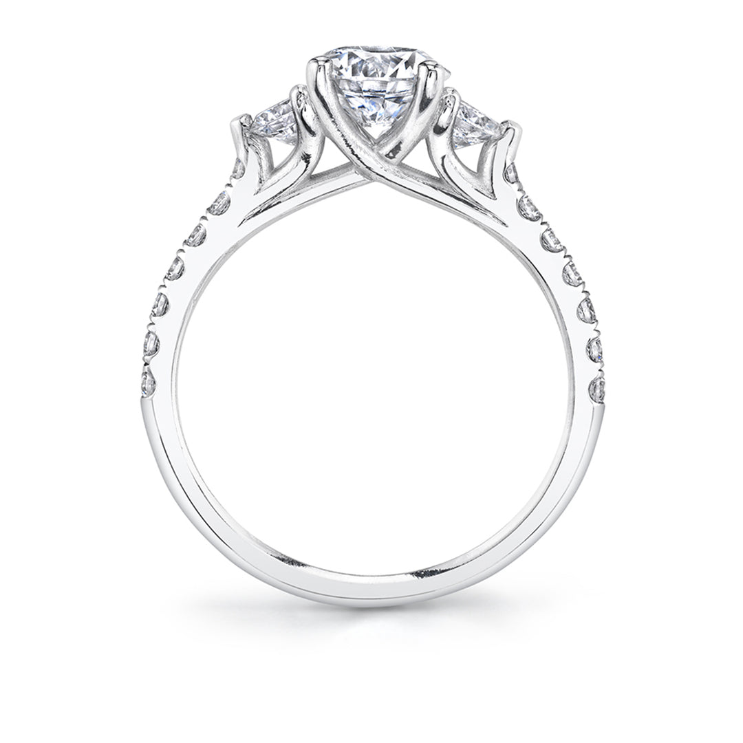 Three Stone Engagement Ring - Tatianna