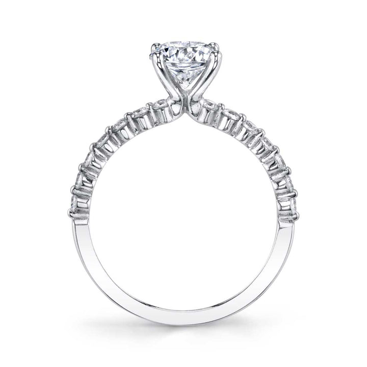 Round Cut Classic Engagement Ring - Athena