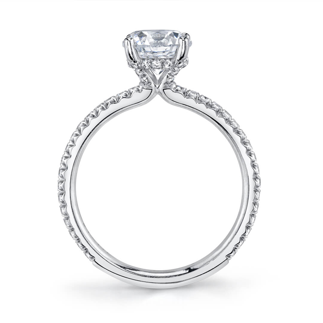 Round Cut Classic Engagement Ring - Maryam