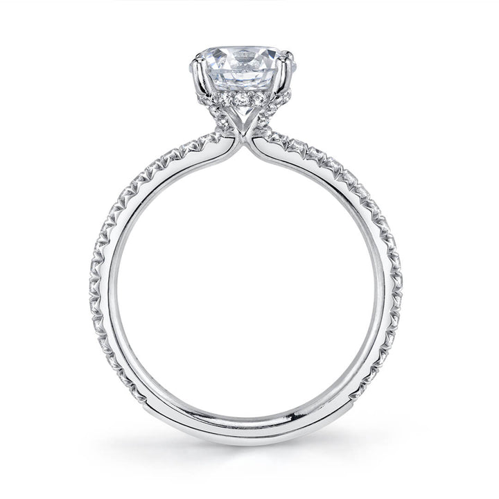 Round Cut Classic Engagement Ring - Maryam