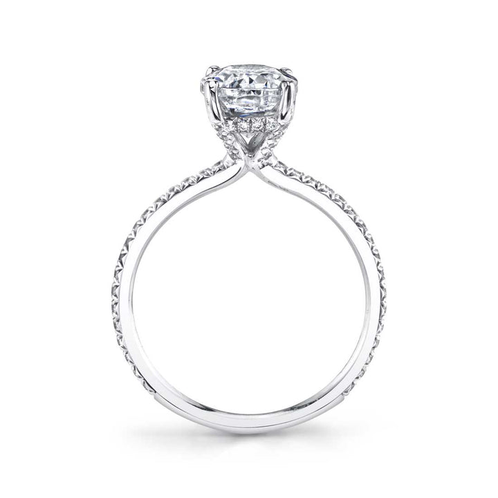 Oval Cut Classic Engagement Ring - Maryam