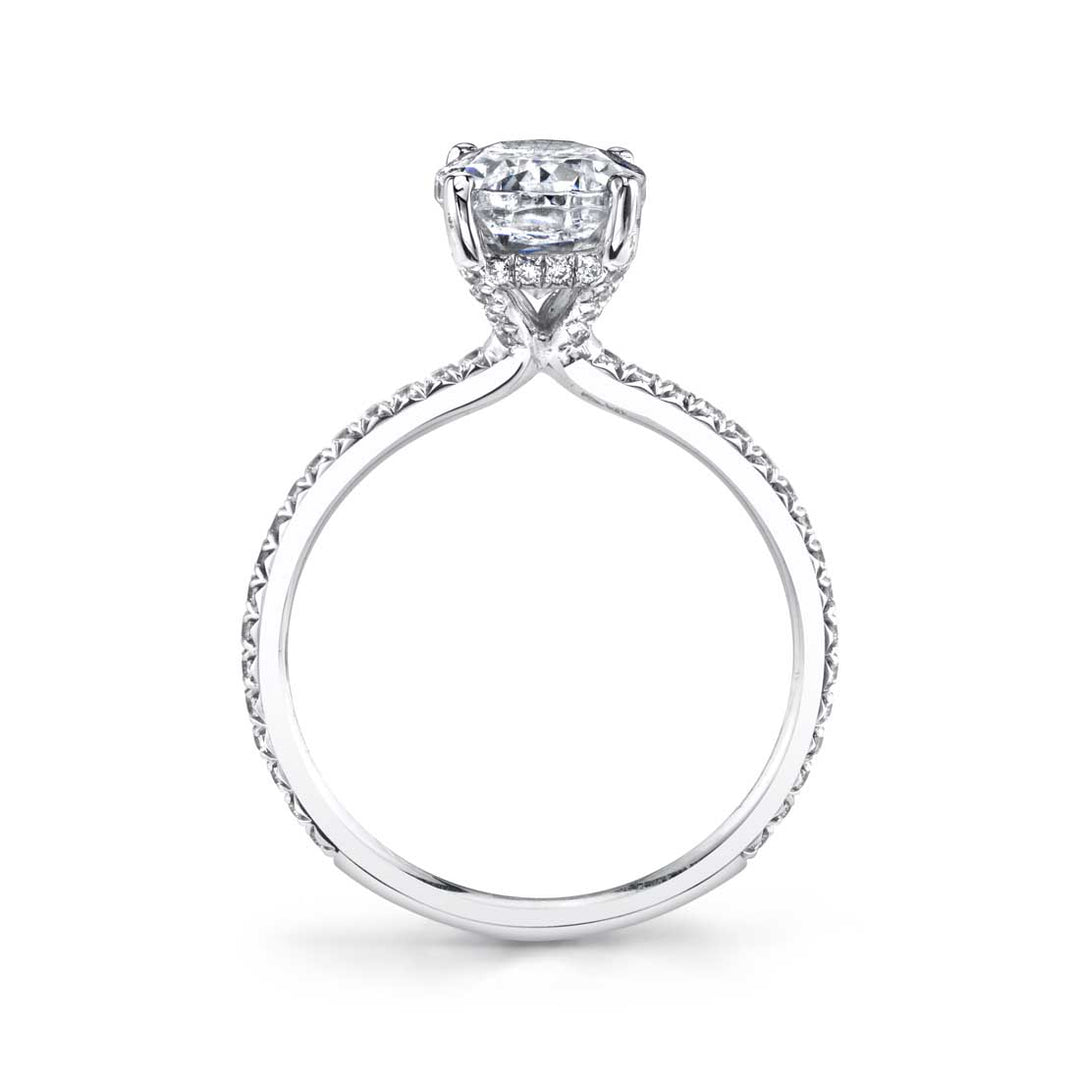Oval Cut Classic Engagement Ring - Maryam