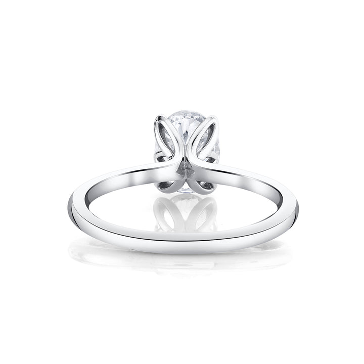 Tulira Solitaire Petal Prong Engagement Ring - Fawn