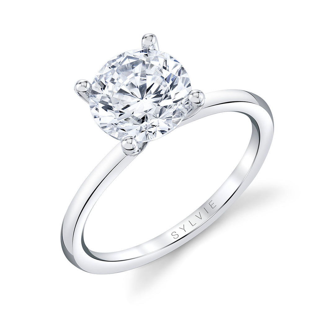Round Cut Solitaire Engagement Ring - Sutton