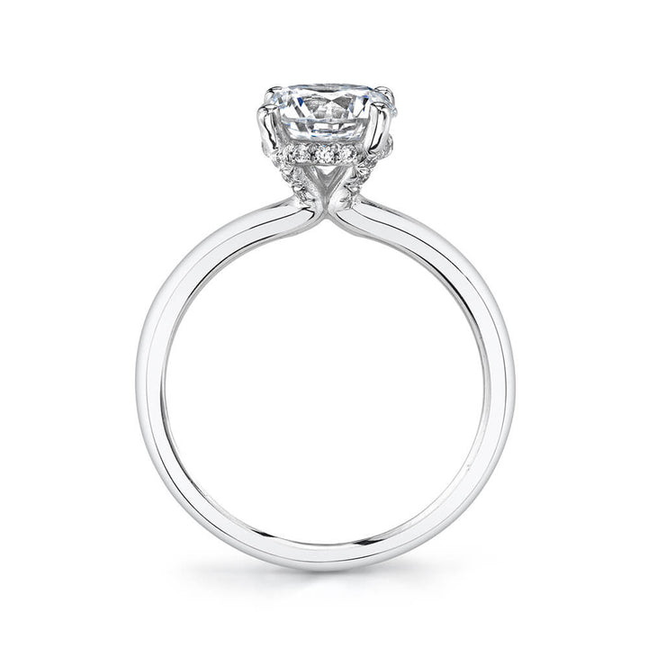 Cushion Cut Solitaire Engagement Ring - Joanna