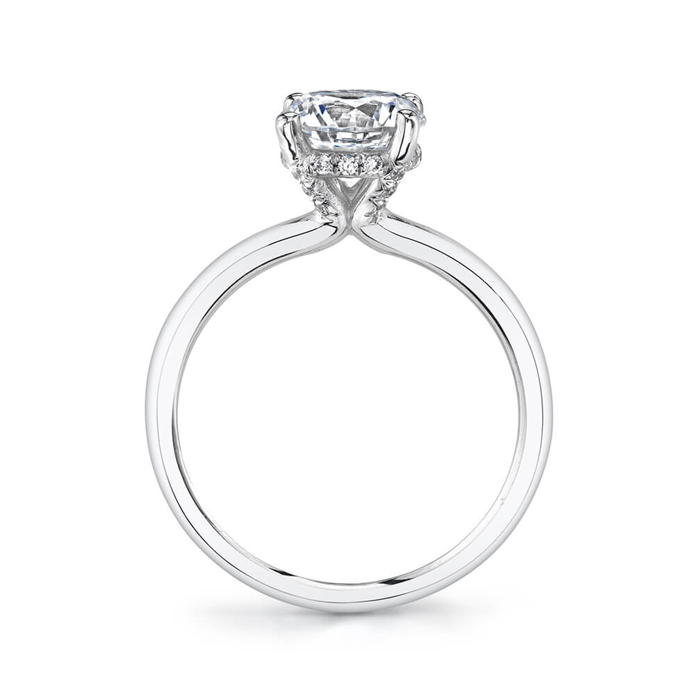 Round Cut Solitaire Engagement Ring - Joanna