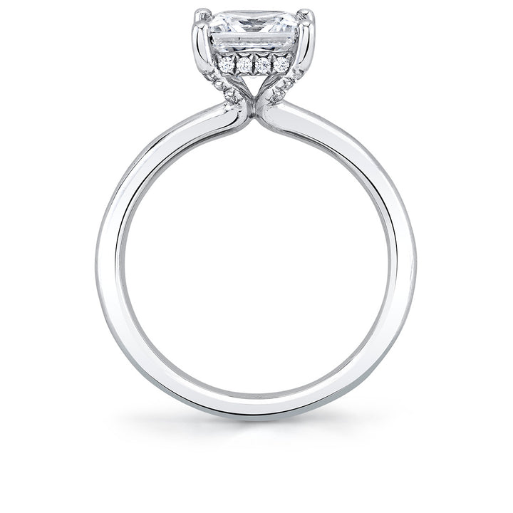 Princess Cut Solitaire Engagement Ring - Joanna