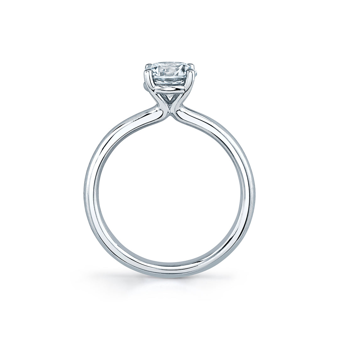 Round Cut Solitaire Engagement Ring - Hestia