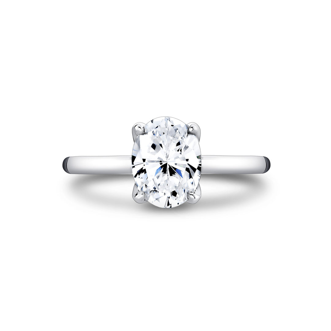 Tulira Solitaire Petal Prong Engagement Ring - Marigold