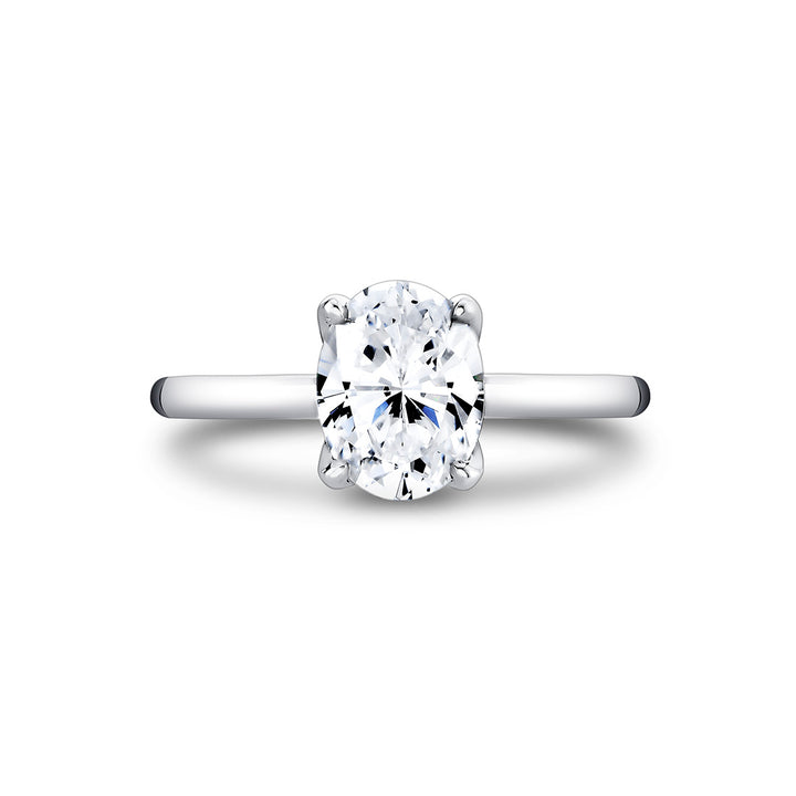 Tulira Solitaire Petal Prong Engagement Ring - Marigold