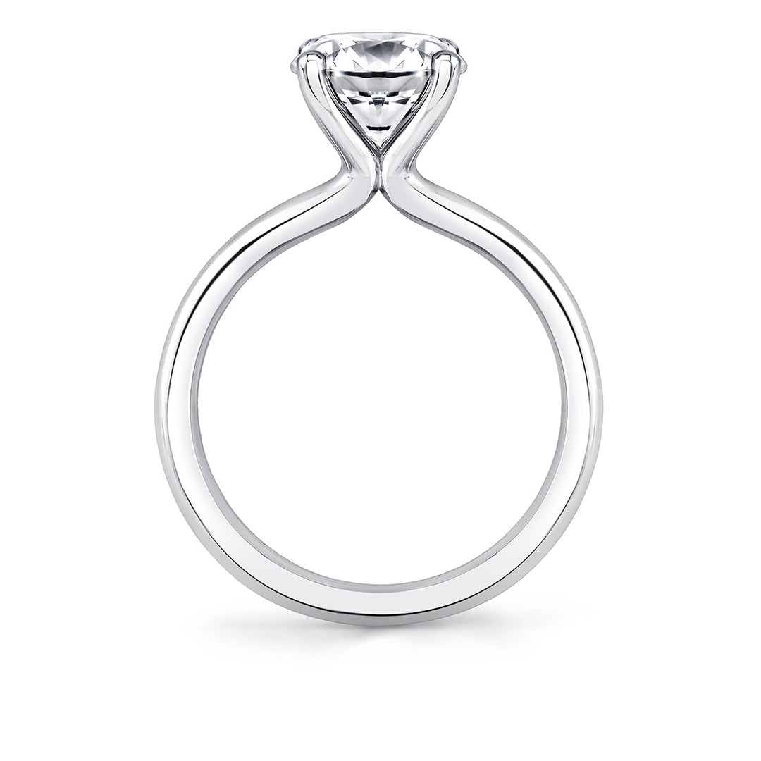 Round Cut Solitaire Engagement Ring - Ame