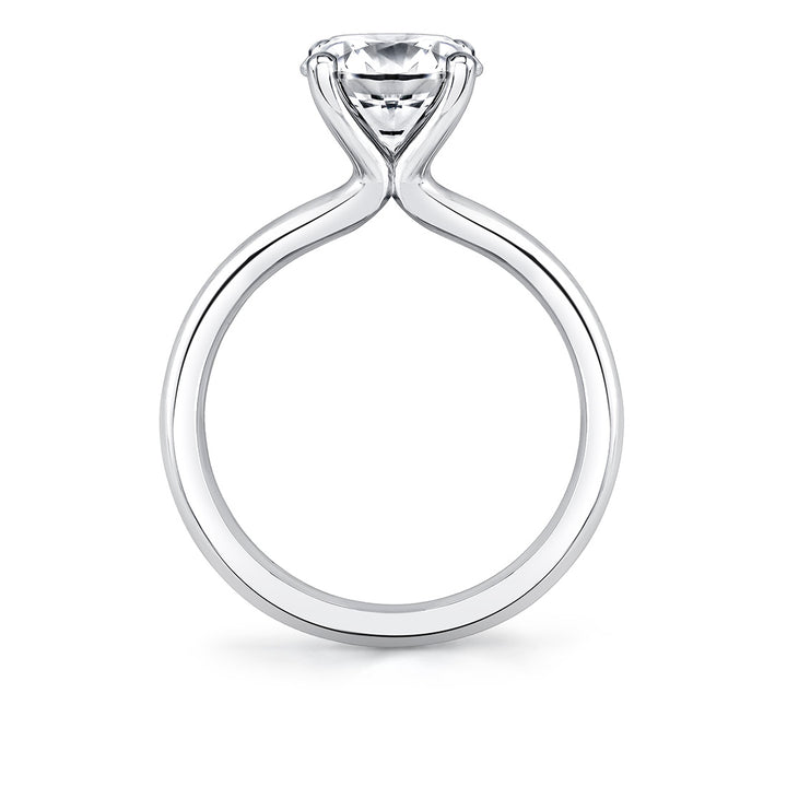 Round Cut Solitaire Engagement Ring - Ame