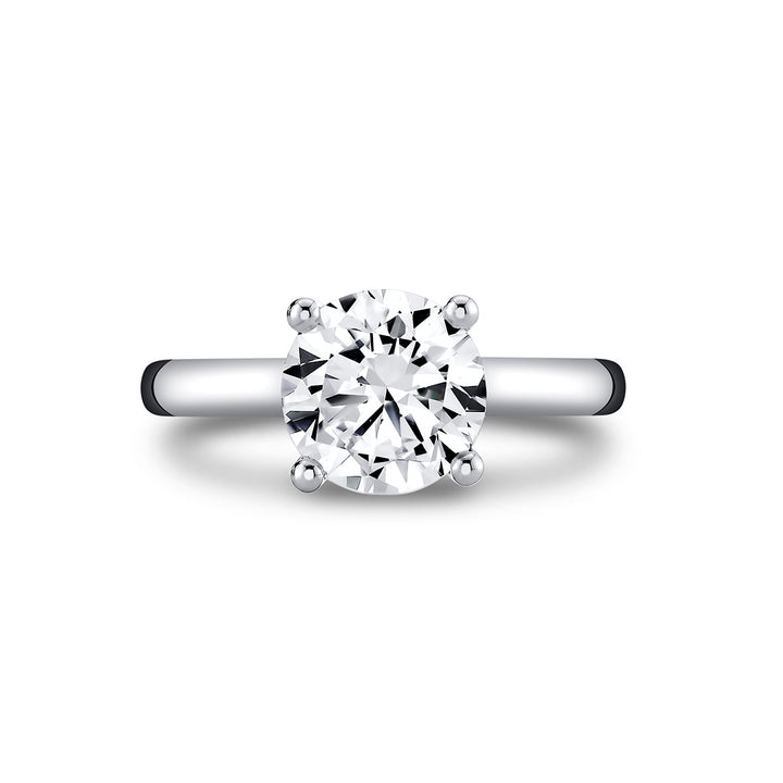 Round Cut Solitaire Engagement Ring - Ame