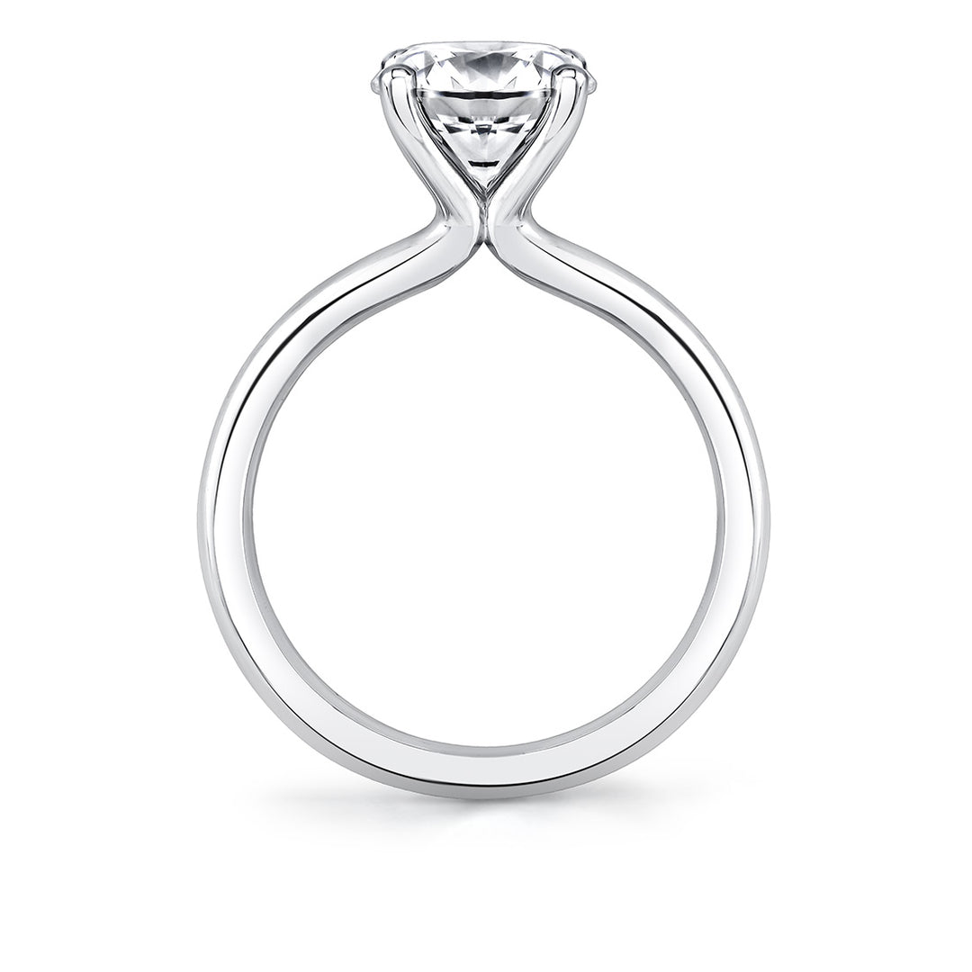 Round Cut Solitaire Engagement Ring - Ame