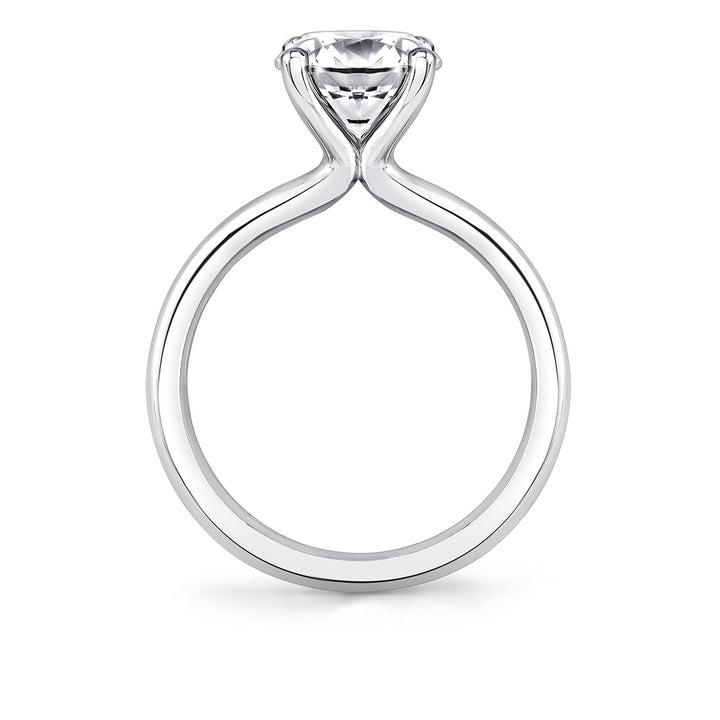 Round Cut Solitaire Engagement Ring - Ame