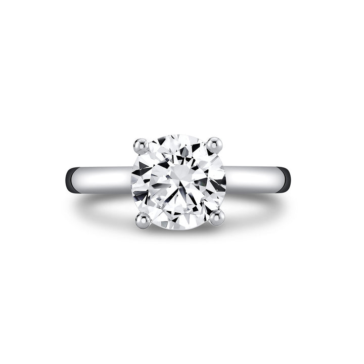 Round Cut Solitaire Engagement Ring - Ame