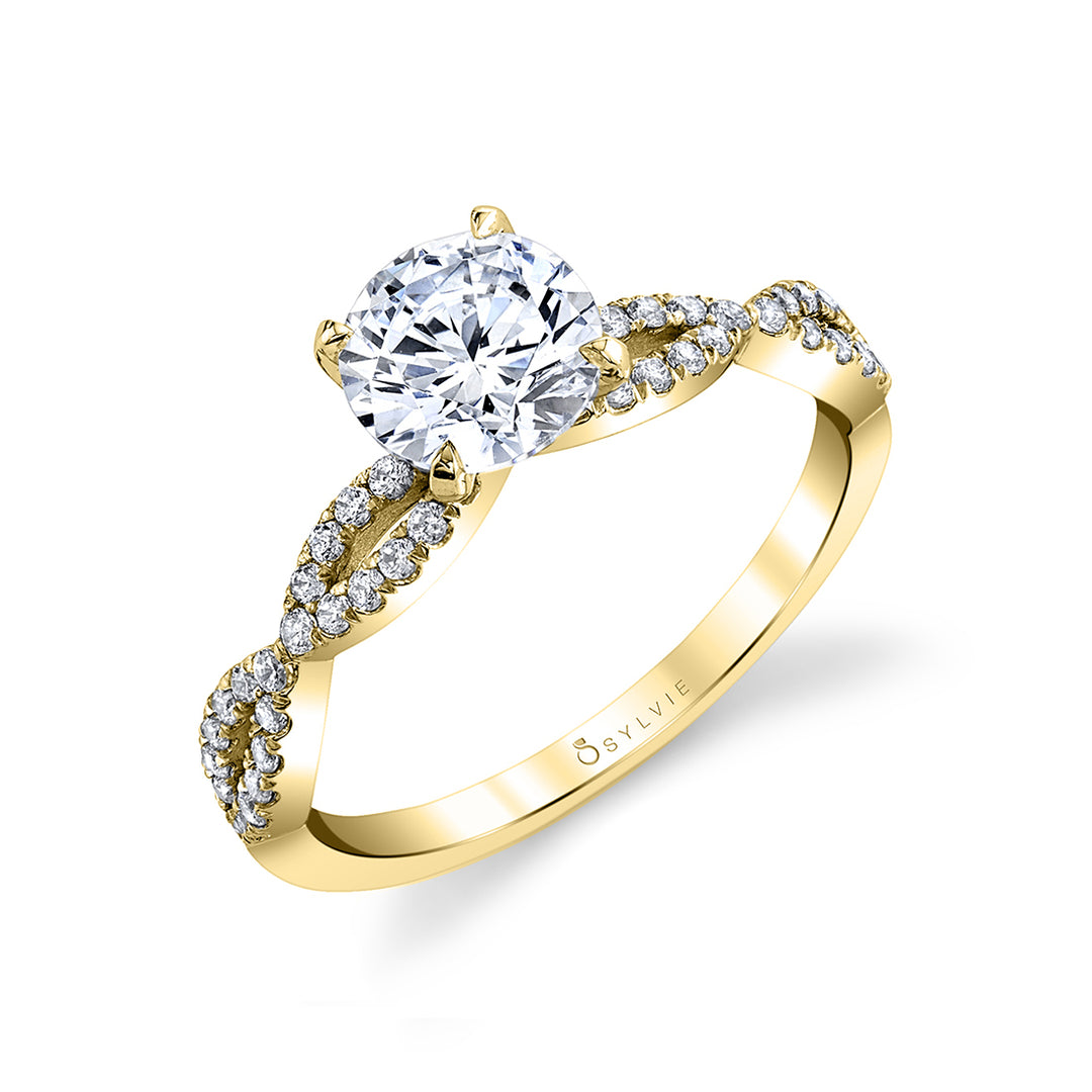 Spiral Engagement Ring - Maribel