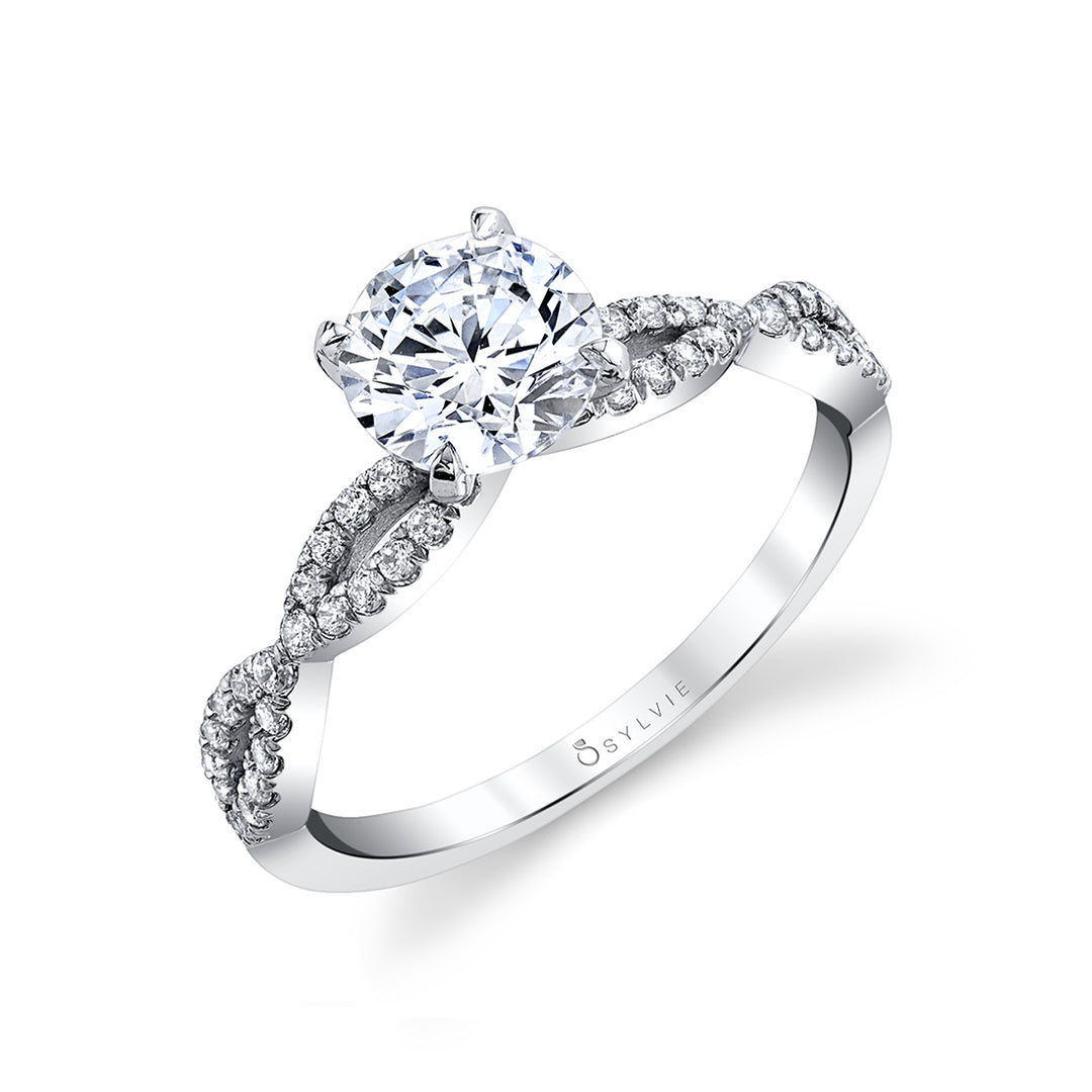 Spiral Engagement Ring - Maribel