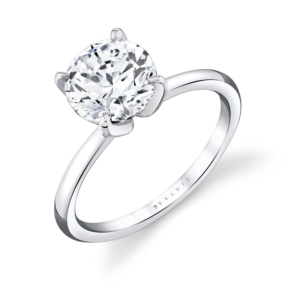 Tulira Solitaire Marquise Petal Prong Engagement Ring - Chrys