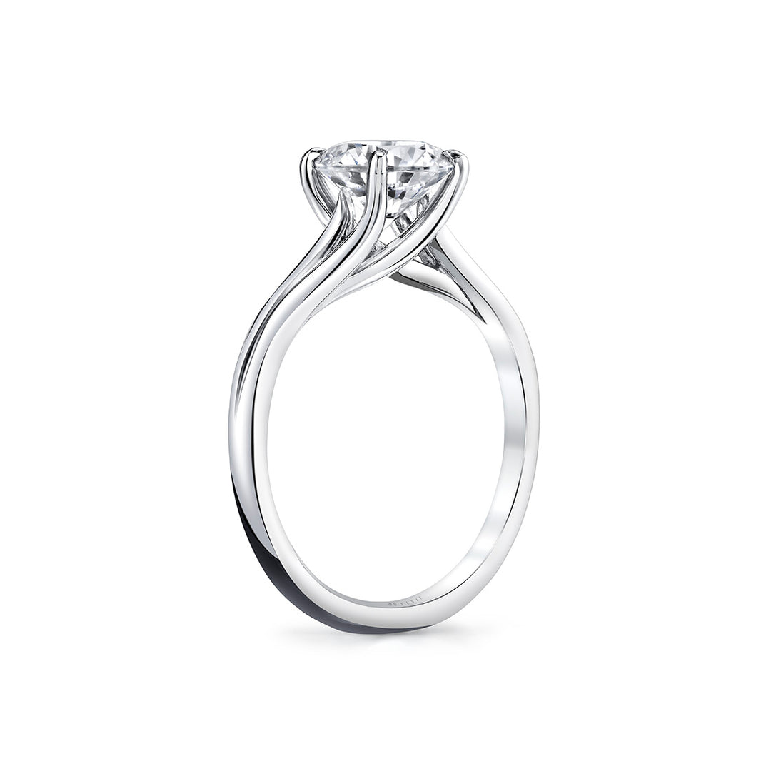 Tulira Solitaire Vine Engagement Ring - Acacia