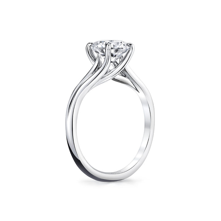 Tulira Solitaire Vine Engagement Ring - Acacia