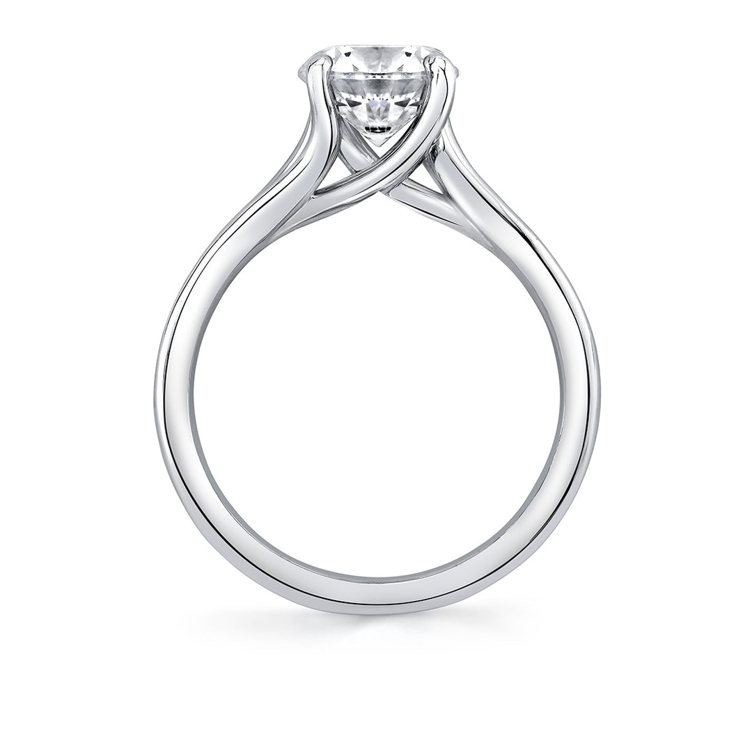Tulira Solitaire Vine Engagement Ring - Acacia