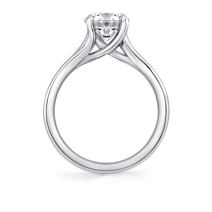 Tulira Solitaire Vine Engagement Ring - Acacia