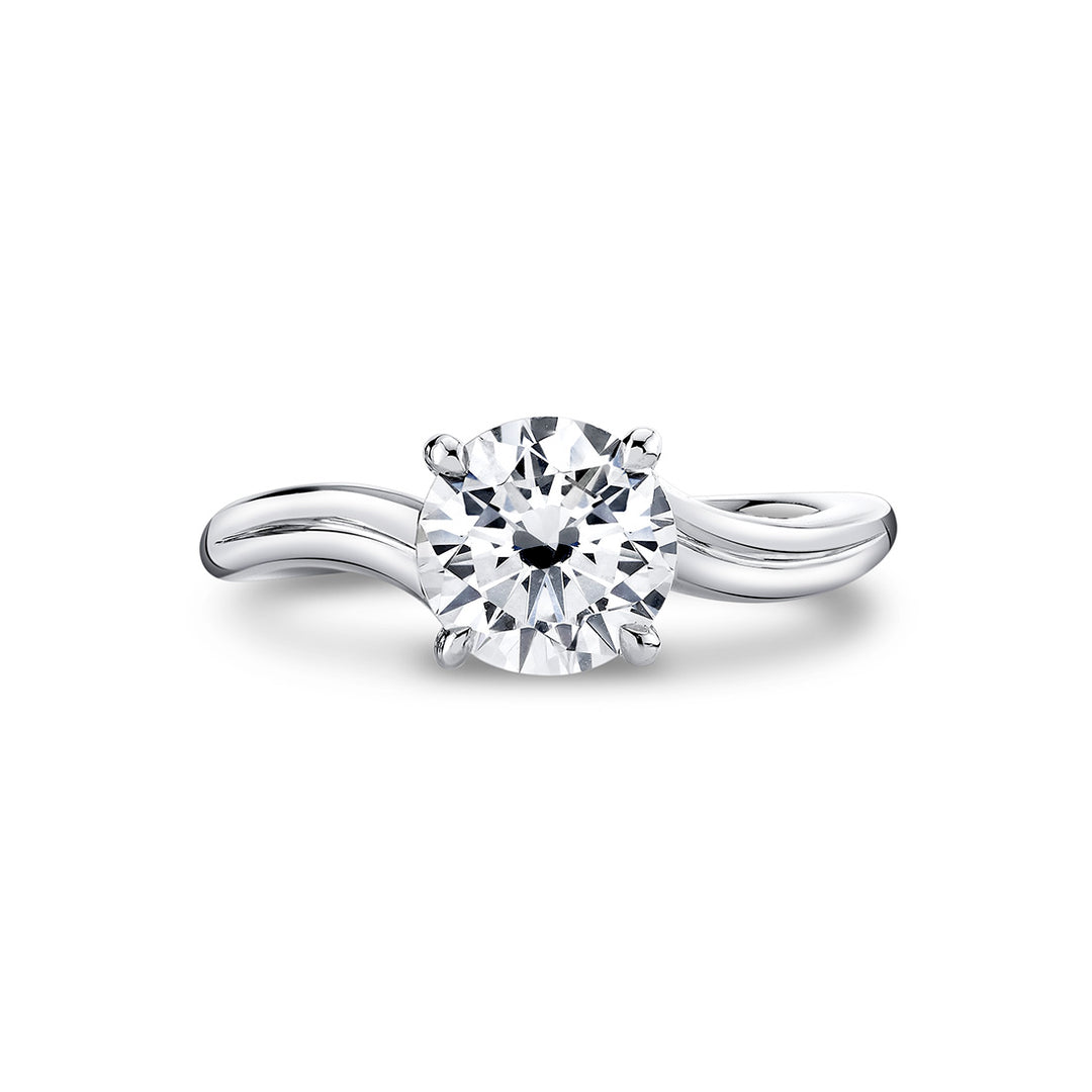 Tulira Solitaire Vine Engagement Ring - Acacia