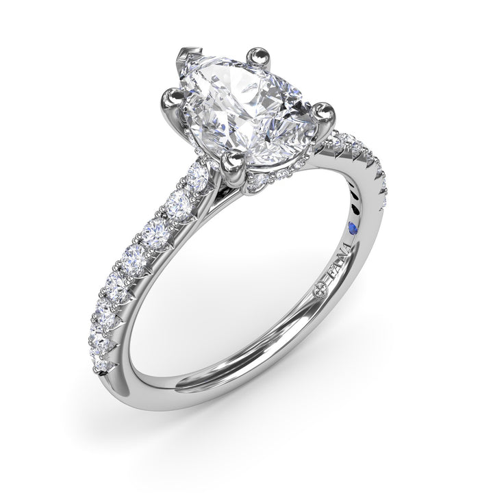 Classic Pear Solitaire With Hidden Halo