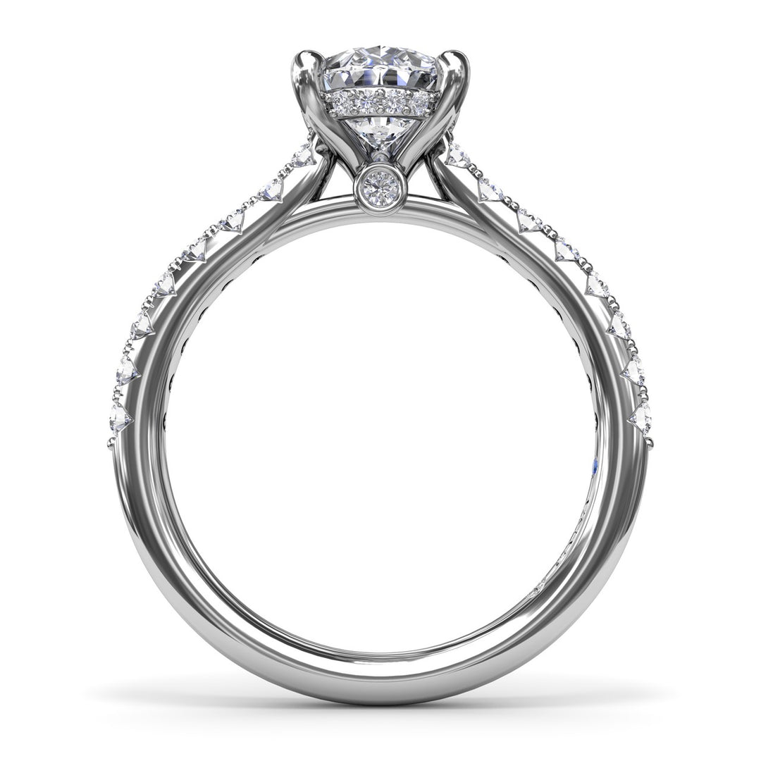 Classic Pear Solitaire With Hidden Halo