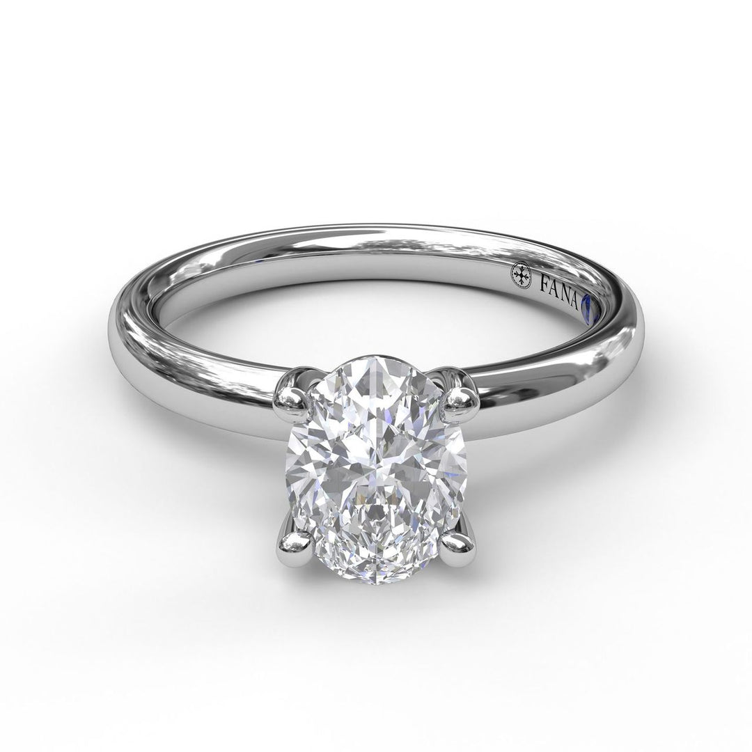 Classic Oval Cut Solitaire