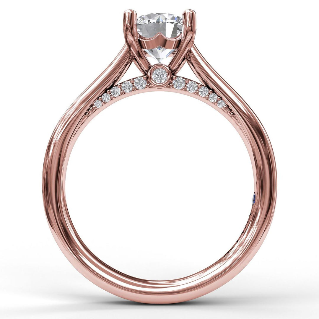 Love Forever Solitaire With Surprise Diamonds Engagement Ring
