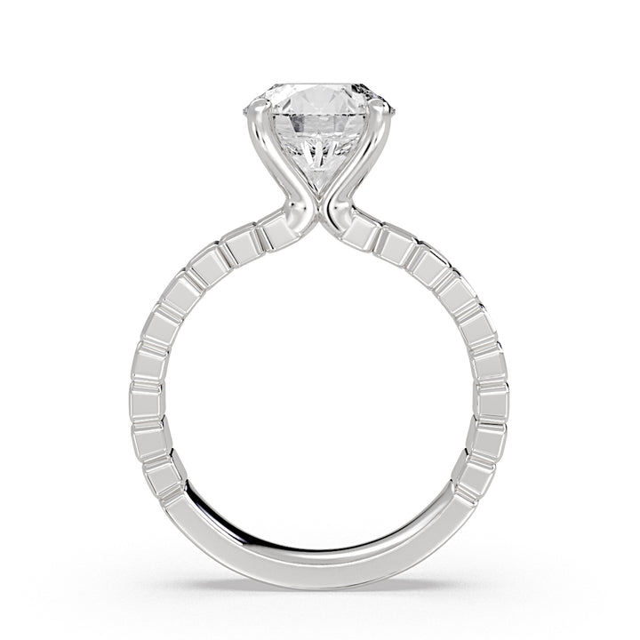 Auravie Panel Solitaire Engagement Ring - Scout
