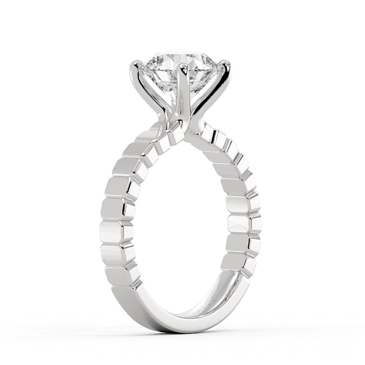 Auravie Panel Solitaire Engagement Ring - Scout