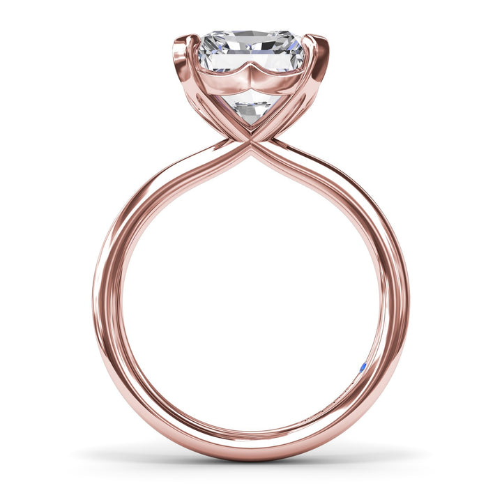 Timeless Radiant Cut Solitaire Engagement Ring