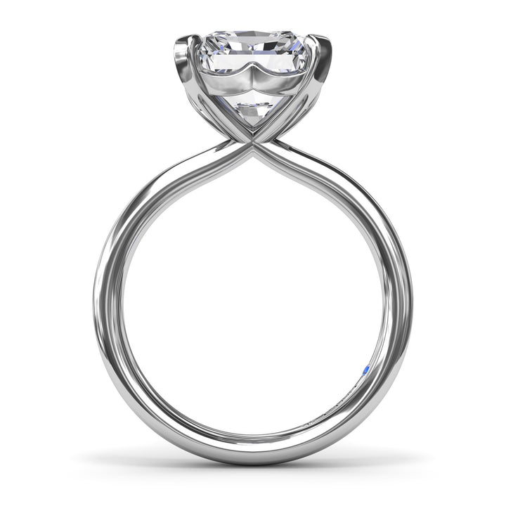 Timeless Radiant Cut Solitaire Engagement Ring