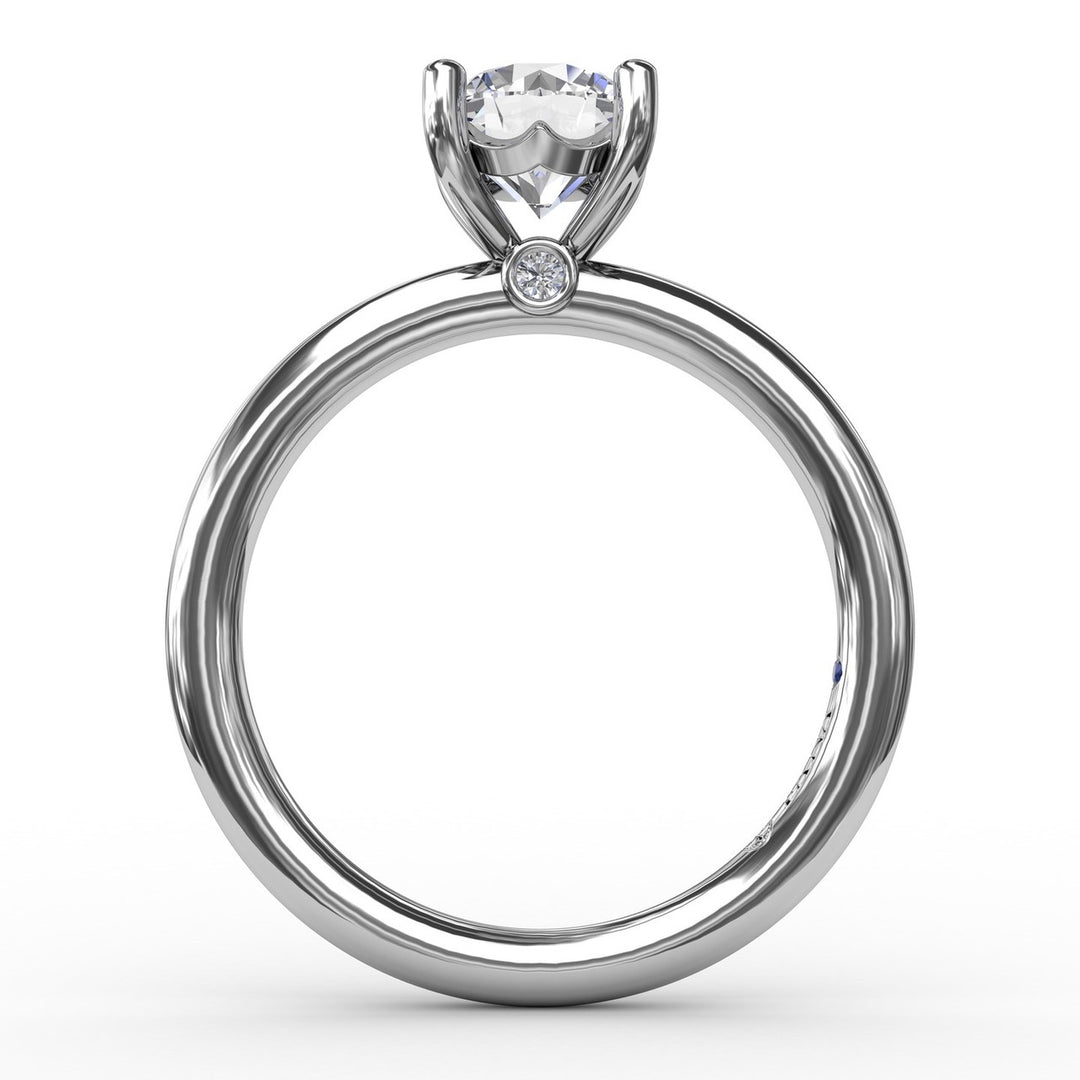 Classic Round Diamond Solitaire Engagement Ring