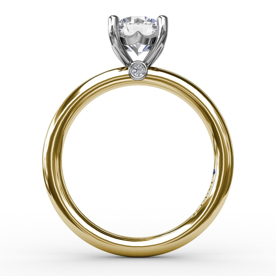 Classic Round Diamond Solitaire Engagement Ring